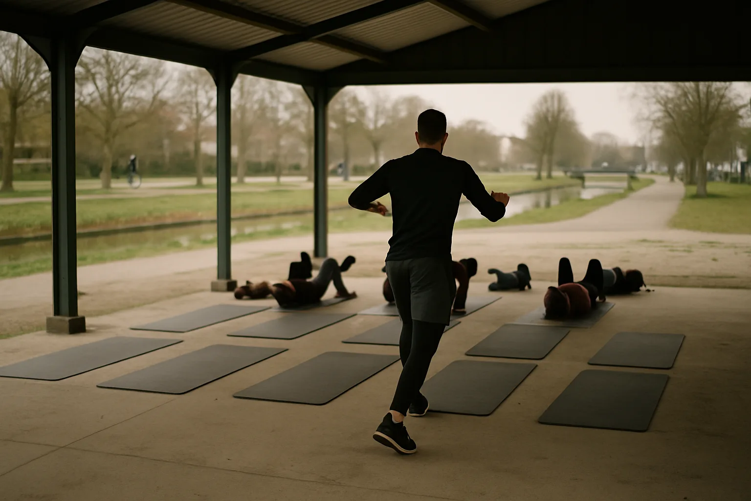 Warm-up before an evening session